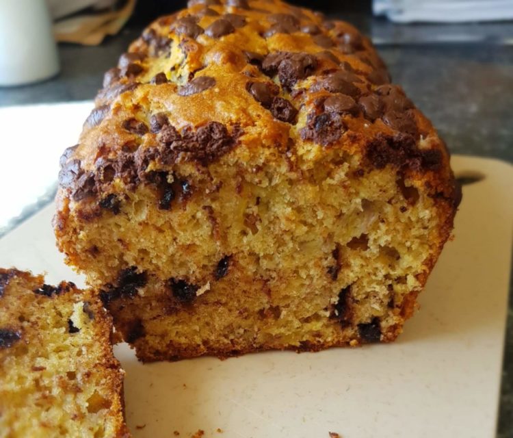 Banana Chocolate Chip Bread - Sweet as creations