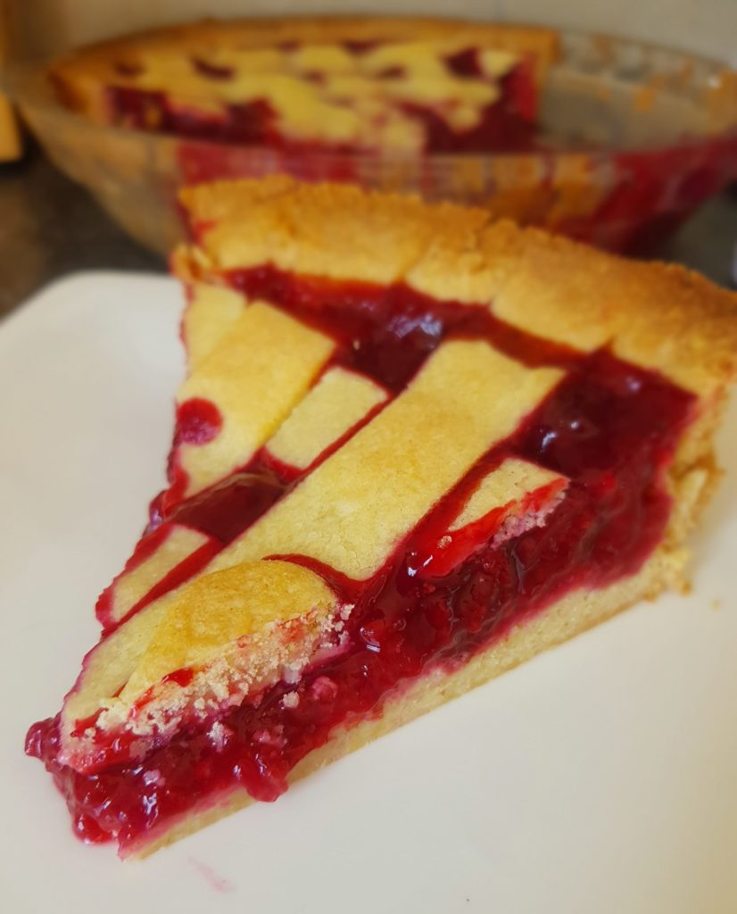 Slice of Plum pie