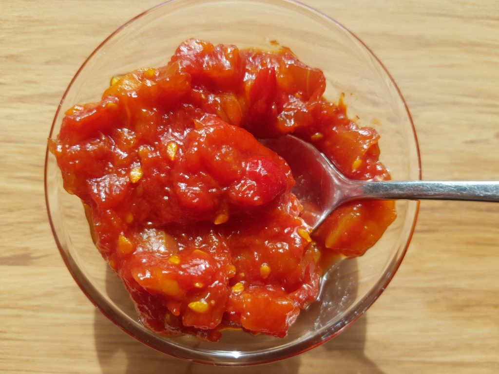 capsicum & tomato chutney