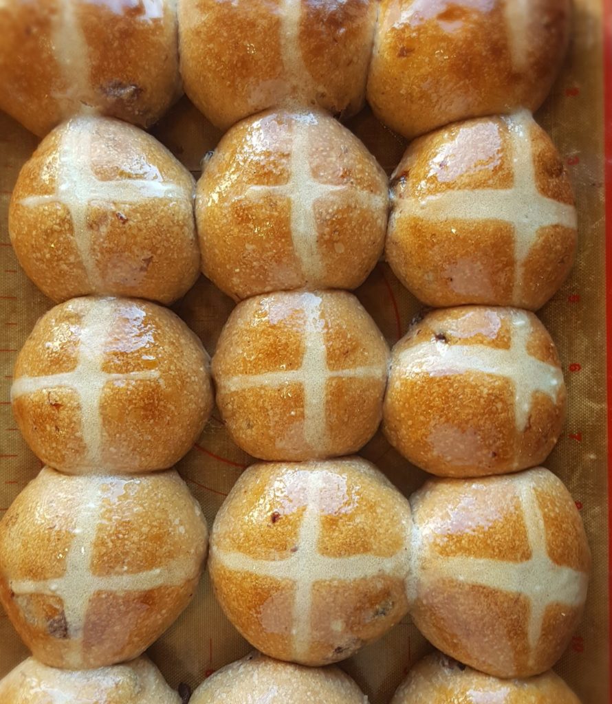 Cooked Hot Cross Buns
