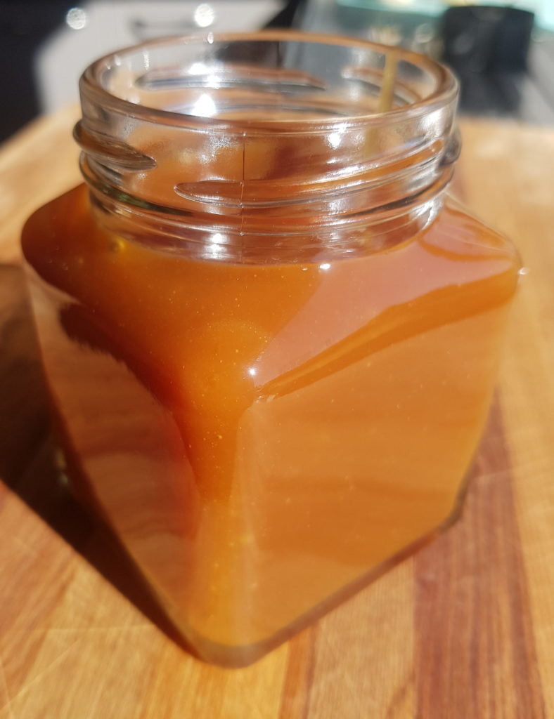 homemade caramel sauce