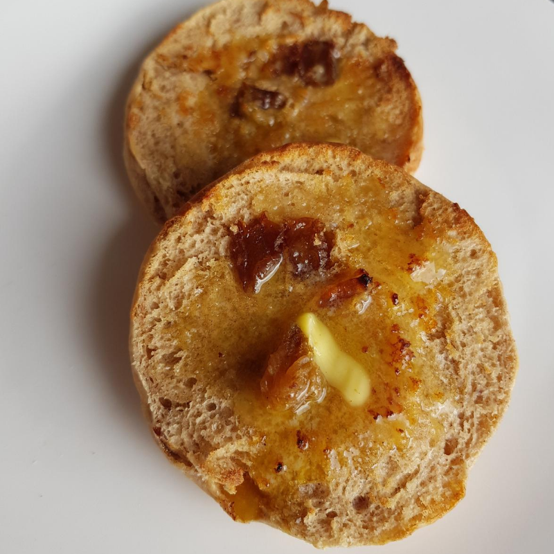 Spiced Fruit English Muffin