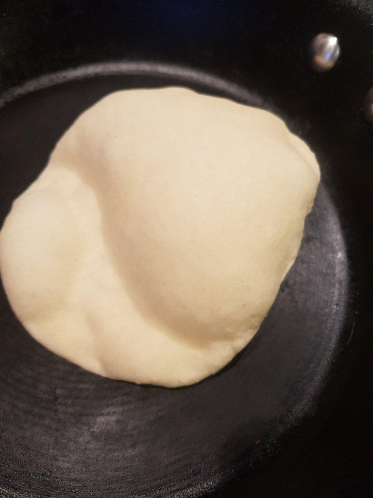 Homemade flour tortillas
