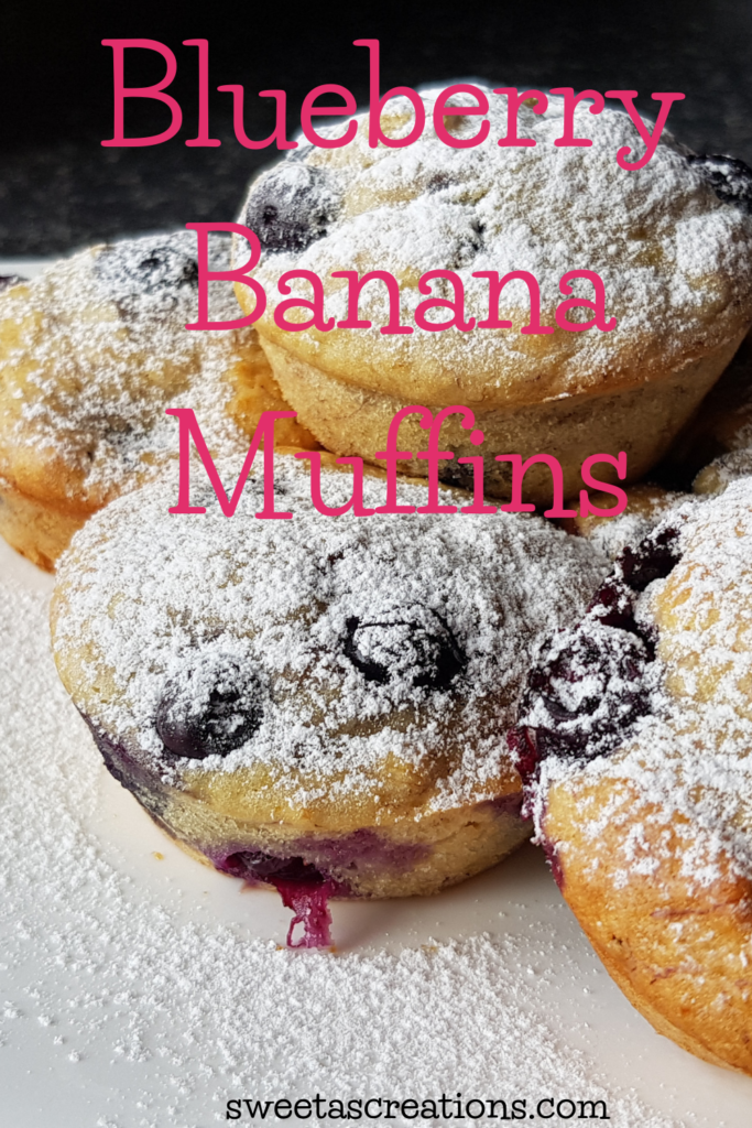Blueberry and Banana muffins